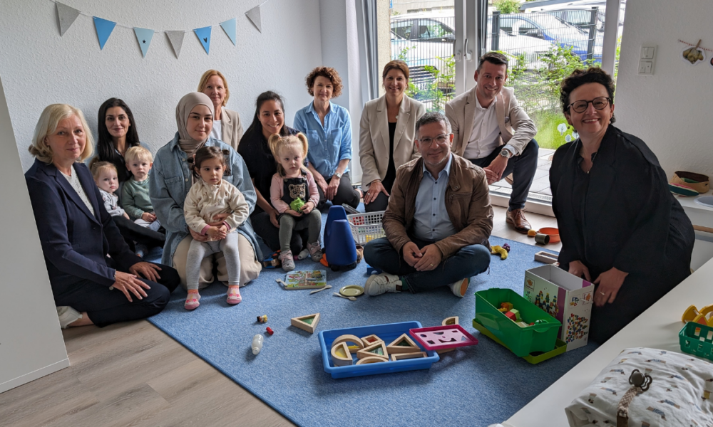 Eröffnung des ersten Vertretungsstützpunkts für Kindertagespflege in